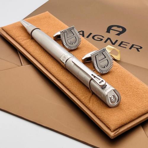 طقم قلم وكبك اقنر