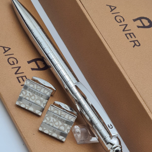 طقم قلم وكبك اقنر