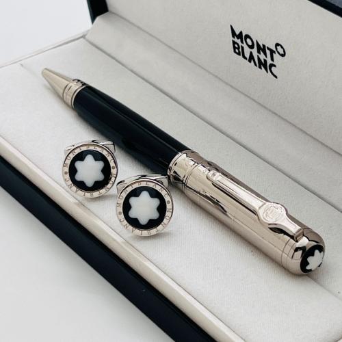 طقم قلم وكبك مونت بلانك