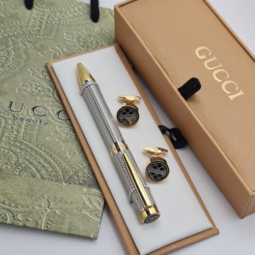 طقم قلم وكبك جوتشي