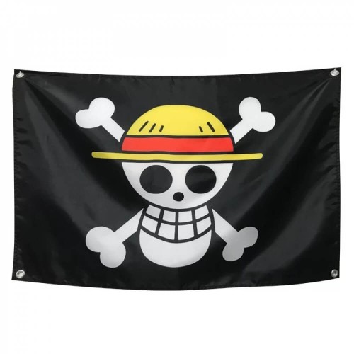 علم طاقم قبعة القش