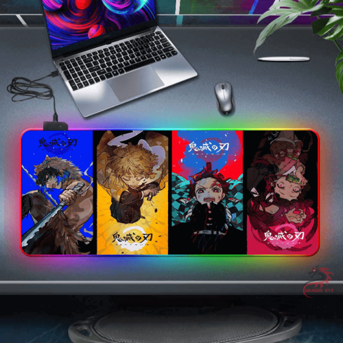 ماوس باد تانجيرو و زينستو و اينوسكي و نيزوكو مضيء