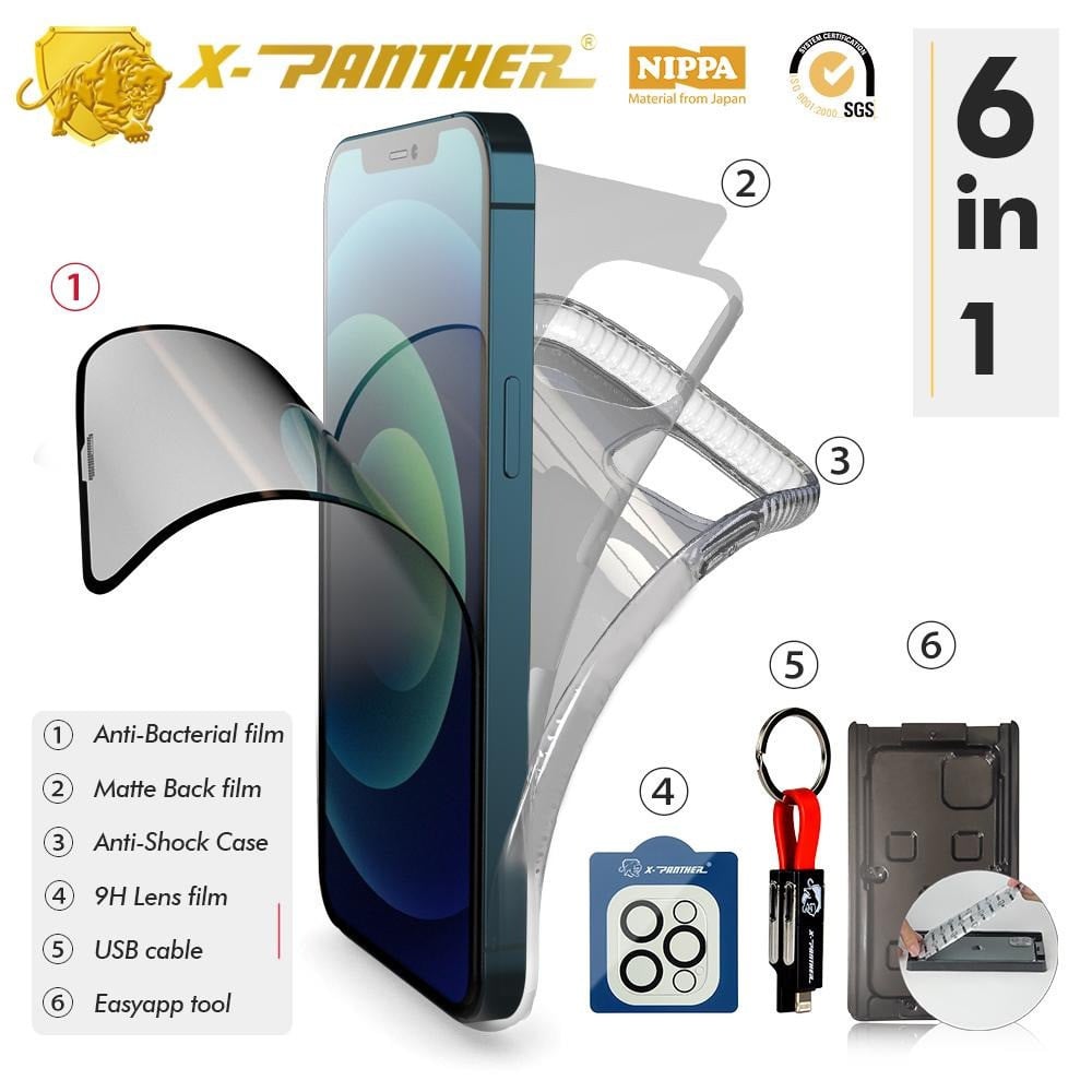 XPANTHERVIP PACKAGE 6 in 1 is a flexible hybrid glass