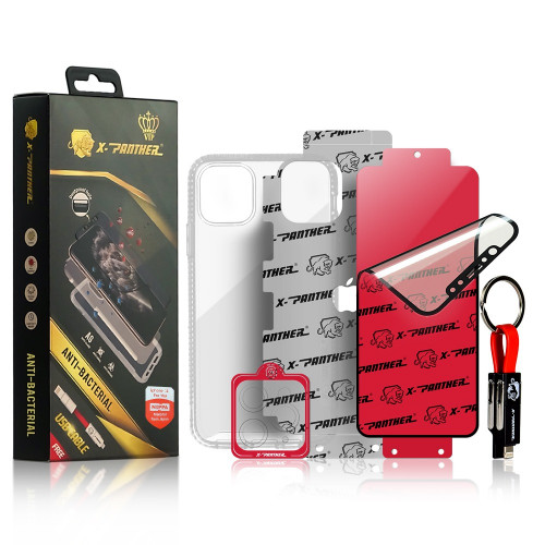 XPANTHERVIP - Invisible Shield Premium film + Antimicrobial Screen Protector for iPhone