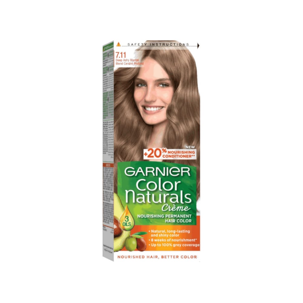 غارنييه صبغه شعر كولور ناتشرلز 7 11 اشقر رمادي Garnier Hair Color Co متجر عناية الوريد Wareed Med