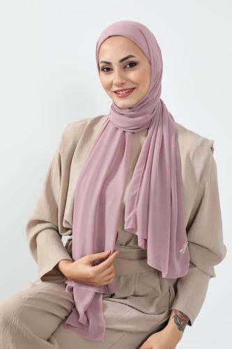 طرحة شيفون مع قبعة مشبوكة