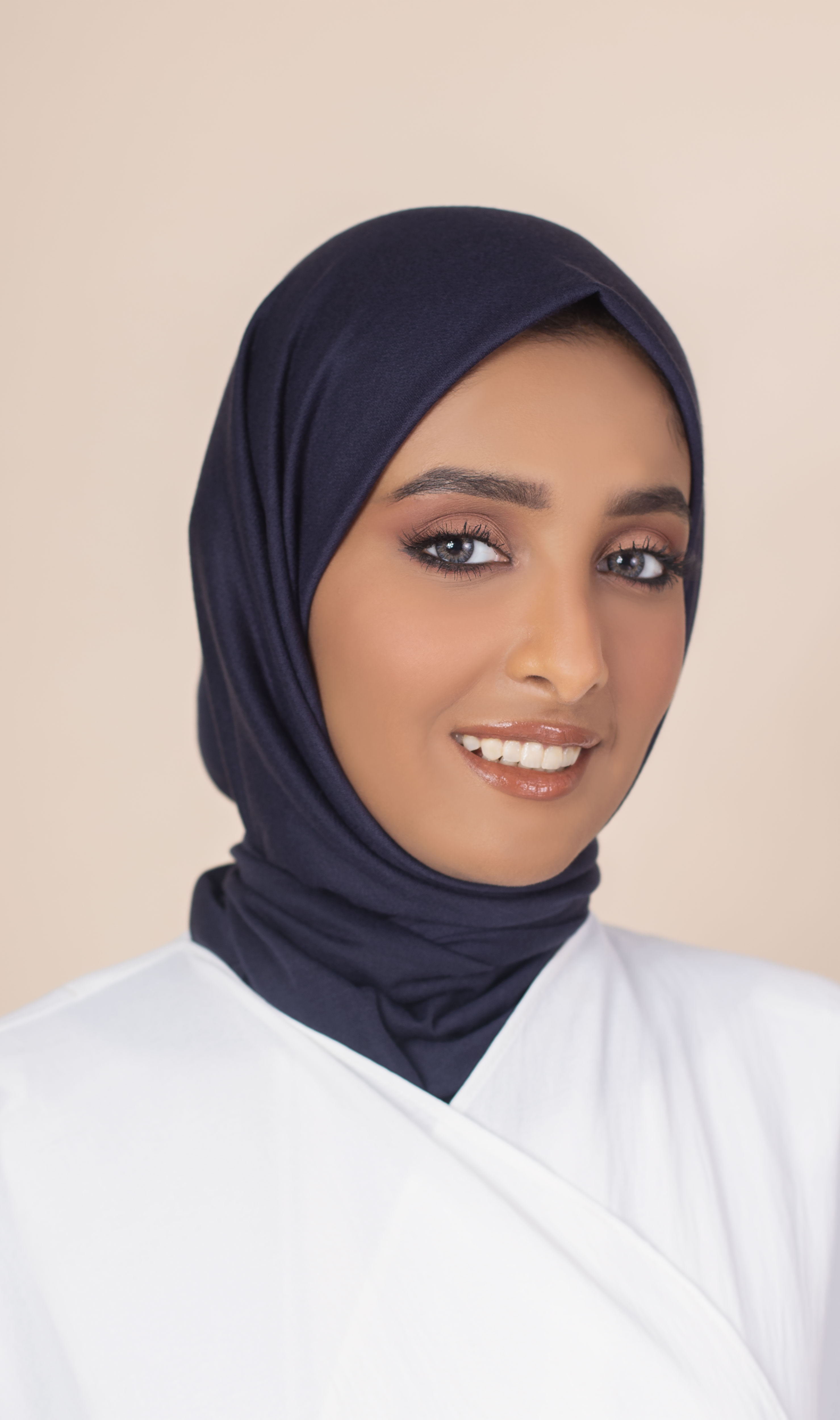 حجاب شاش تركي ربط من الخلف | كحلي