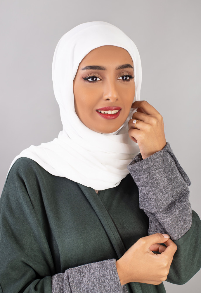 Instant Hijab With Attached Undercap 