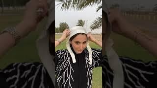 قبعه تحت الحجاب ربط- أوف وايت