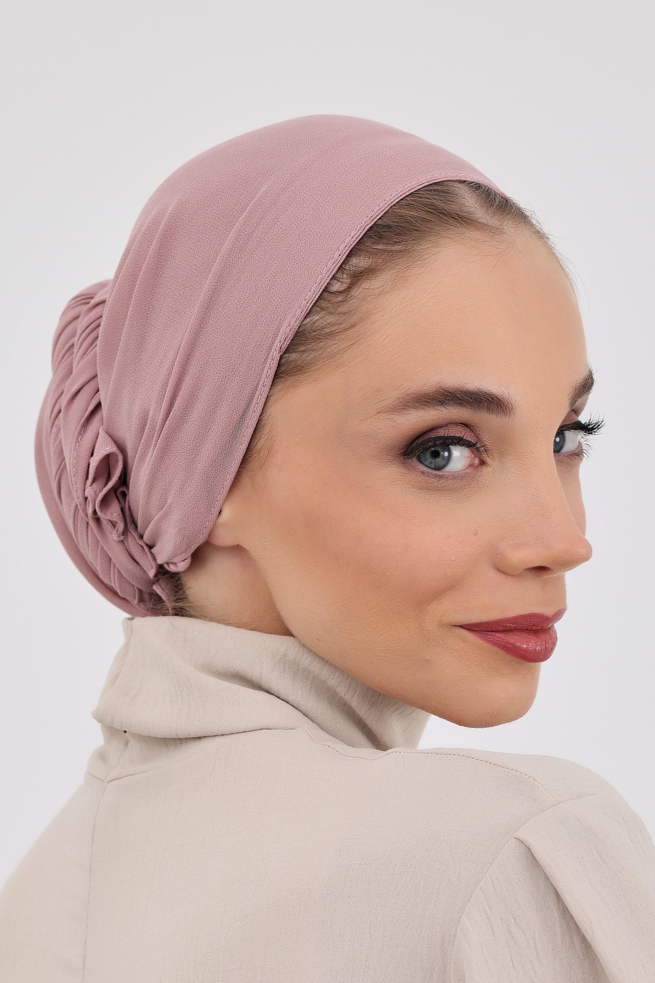 Chiffon Turban with underscarf