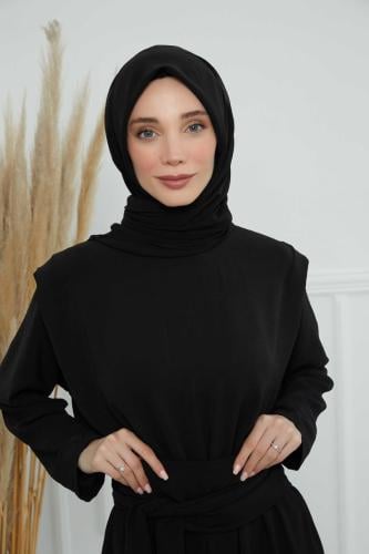 شيفون مثلث مع قبعة مشبوكة