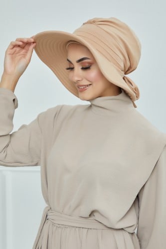 حجاب الشاطي مع توربان - رملي
