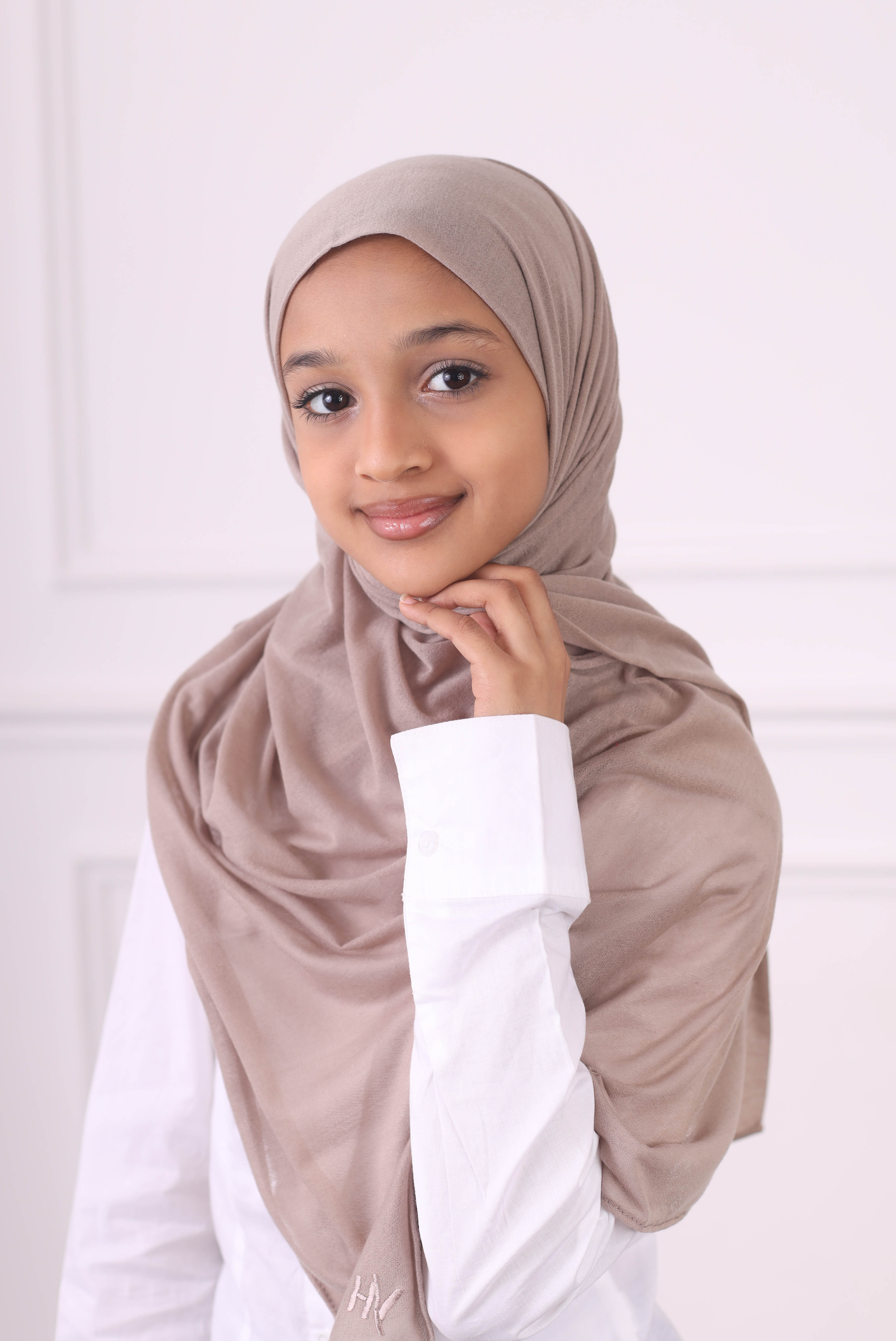 Girly Hijab  - beige