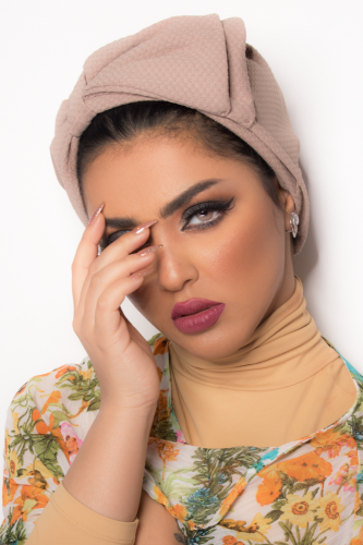 توربان قطني قابل للتعديل-بيج داكن