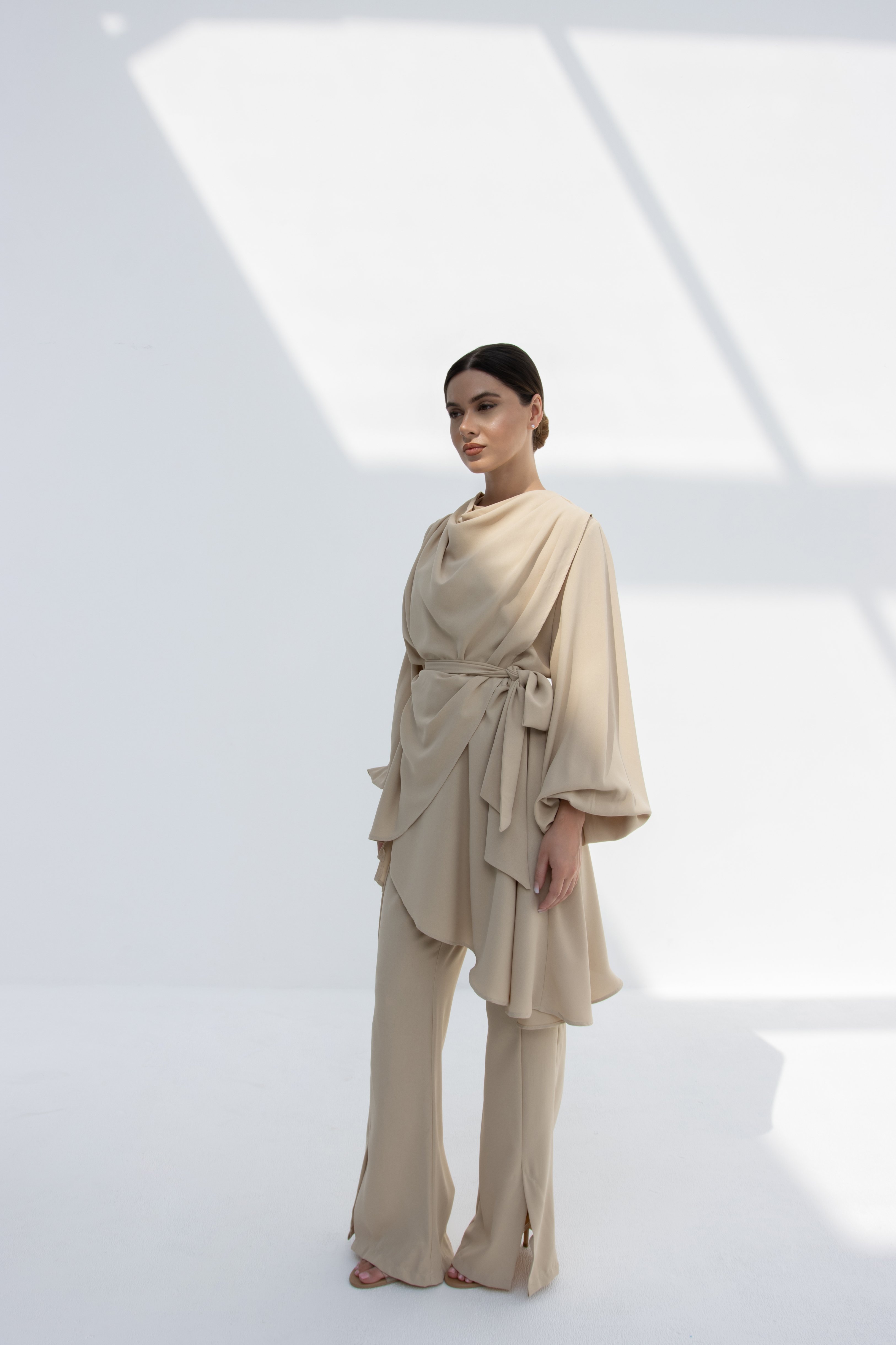 Hijab suit set - Beige