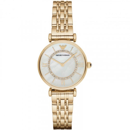 armani watch gold womens