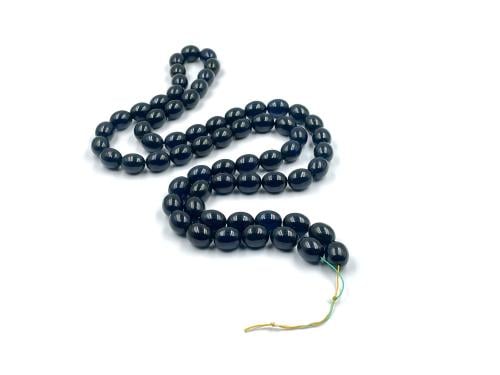 عقد ازرق حربا شفاف صب قديم old bakelite