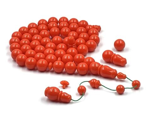 سبحة بكلايت من عصي جزرية صب قديم خراطة احمد شاهين old bakelite rosary