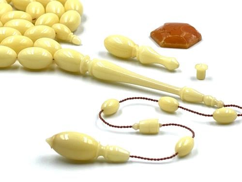 سبحة مستكة من عصي سداسية امريكية صب قديم خراطة هاشم دشاش rosary