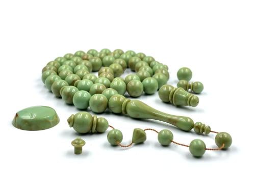 سبحة بكلايت من عصي فيروزية امريكية صب قديم خراطة جم بلبل rosary