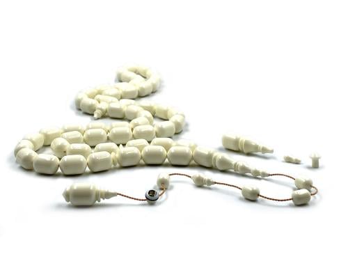 سبحة مستكة من افياش مربعة صب قديم خراطة احمد مصيطف old rosary