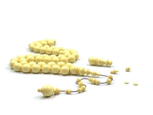 سبحة من قاعدة اباجورة صب قديم خراطة مصطفى ناجي البرق rosary bakelite