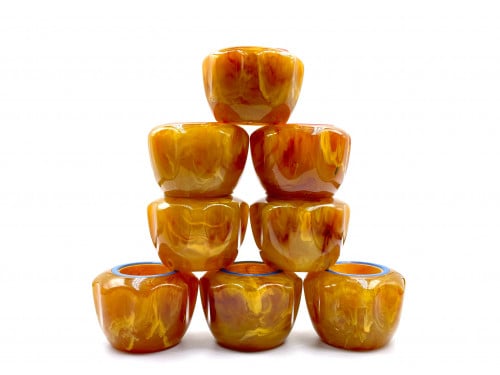 خام بكلايت فستقي بعرق احمر بأبيض من مقابض حنفيات مفروز