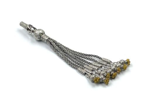 طريزونة فضة قديمة من اعمال حمدي ليفنت kazaz rosary