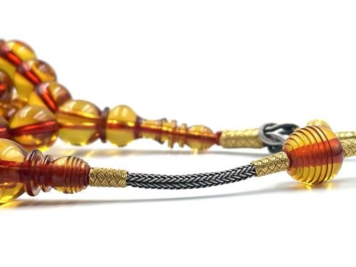 سبحة فاتوران من عقود صب قديم خراطة شنعلاب ( شنب )