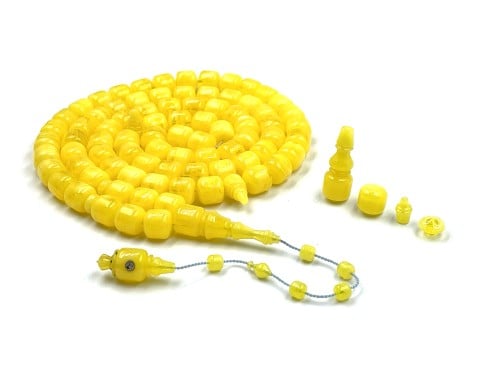 سبحة من مكتبية عارضة معرقة بشفافية صب قديم خراطة السلطان اوزهان rosary