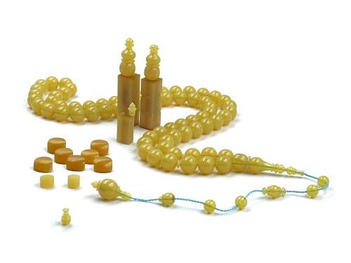 مسباح مكعبات يمنية منجم بشفافية بانعكاس احمر صب قديم اسماعيل باشا