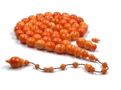 سبحة من فيش معرقة صب قديم خراطة ناجي طه ( القبطان )