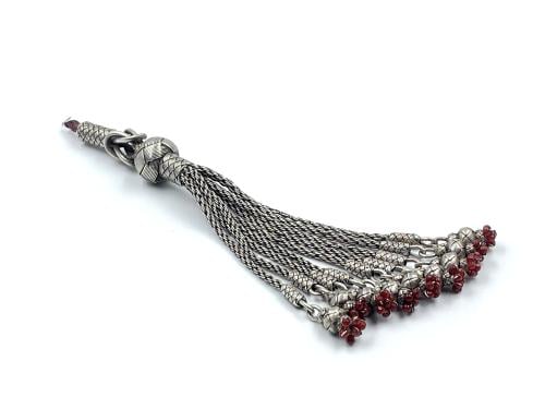 طريزونة فضة قديمة من اعمال حمدي ليفنت kazaz rosary