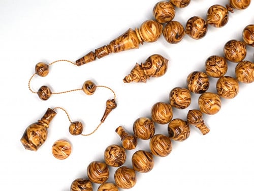 سبحة بكلايت دارسيني صب قديم خراطة بنيامين دوزجن rosary