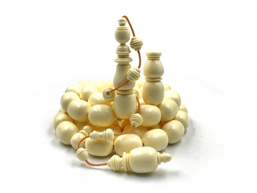 سبحة مستكة من قاعدة اباجورة صب قديم خراطة القبطان ناجي طه rosary