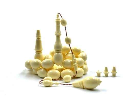 سبحة من ضومنة امريكية معرقة صب قديم خراطة نصر الدين rosary