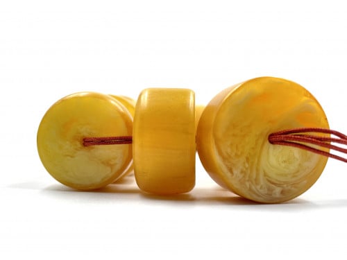 عقد تواير مستكة معرقة بشفافية صب قديم