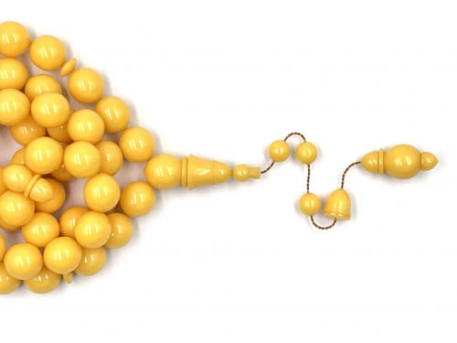 سبحة من عصي مستكة سداسية صب قديم خراطة علي اوزون rosary