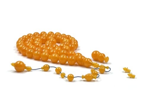 سبحة بكلايت من عصي المانية جزرية معرقة صب قديم خراطة اسماعيل باشا