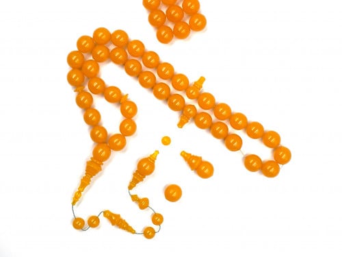 سبحة مستكة من مكعبات يمنية لون واحد خراطة احمد نقاش rosary