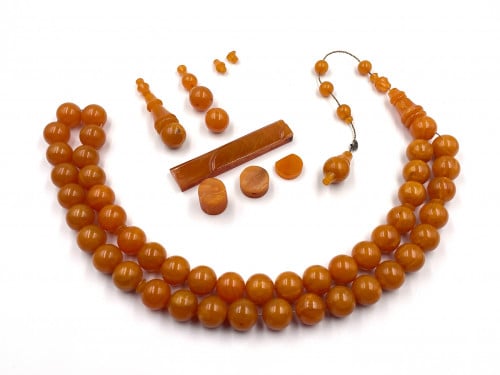 سبحة بكلايت من مكتبية انجليزية كارفة كرفت صب قديم خراطة اسماعيل باشا