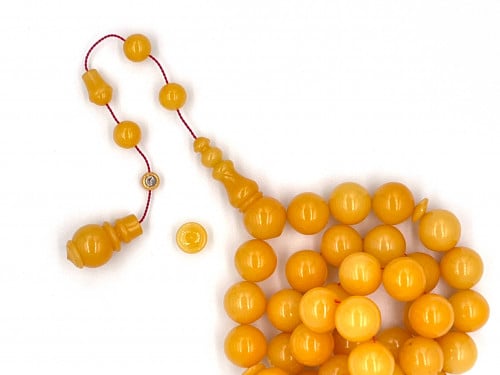 سبحة من مكعبات مستكة يمنية صب قديم خراطة خليل تاليندز rosary