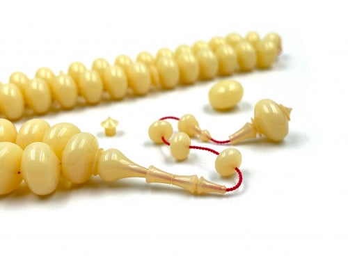 سبحة مستكة من ضومنة انعكاس احمر صب قديم خراطة نصر الدين rosary