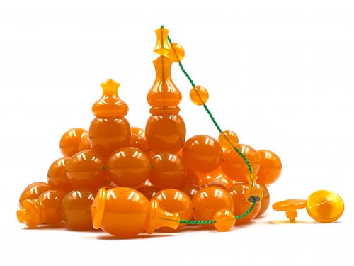 سبحة بكلايت من مكعبات يمنية جزرية صب قديم خراطة ياسين طلحة rosary