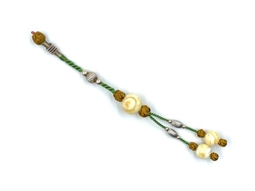 شكة مسباح كهرمان وفضة rosary puskulleri