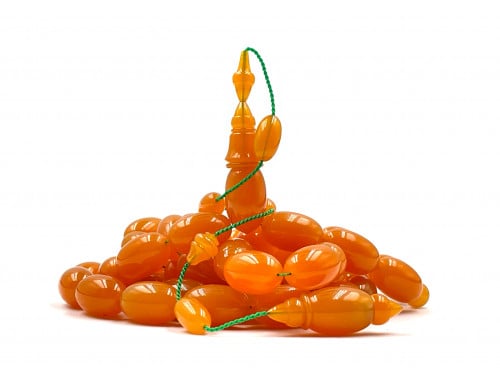 سبحة من مكعبات يمنية مخددة صب قديم خراطة عزيز اوكدوم rosary