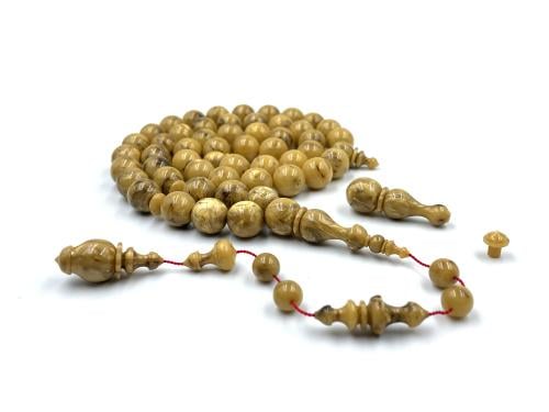 سبحة ضبعة من بايب صب قديم خراطة احمد نقاش  rosary bakelite