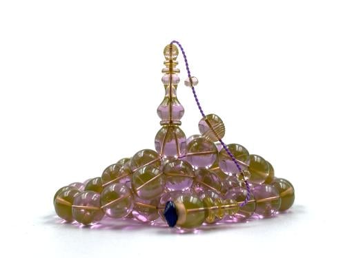 سبحة من عصي حربا صب قديم خراطة شنعلاب شنب old bakelite rosary