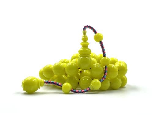 سبحة بكلايت تقشير من عقد تعريق ابيض صب قديم خراطة اسماعيل باشا rosary