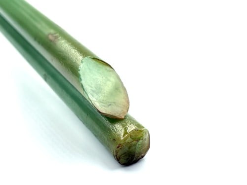 عصي اكوامارين الماني - تشيكية معرقة بشفافية قفلتين صب قديم